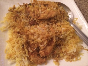 Chicken and Rice Biryani